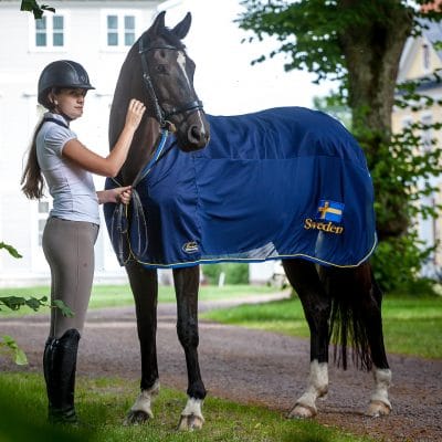 Exclusive Horseware på Björnöslott med sommartäcke Sweden