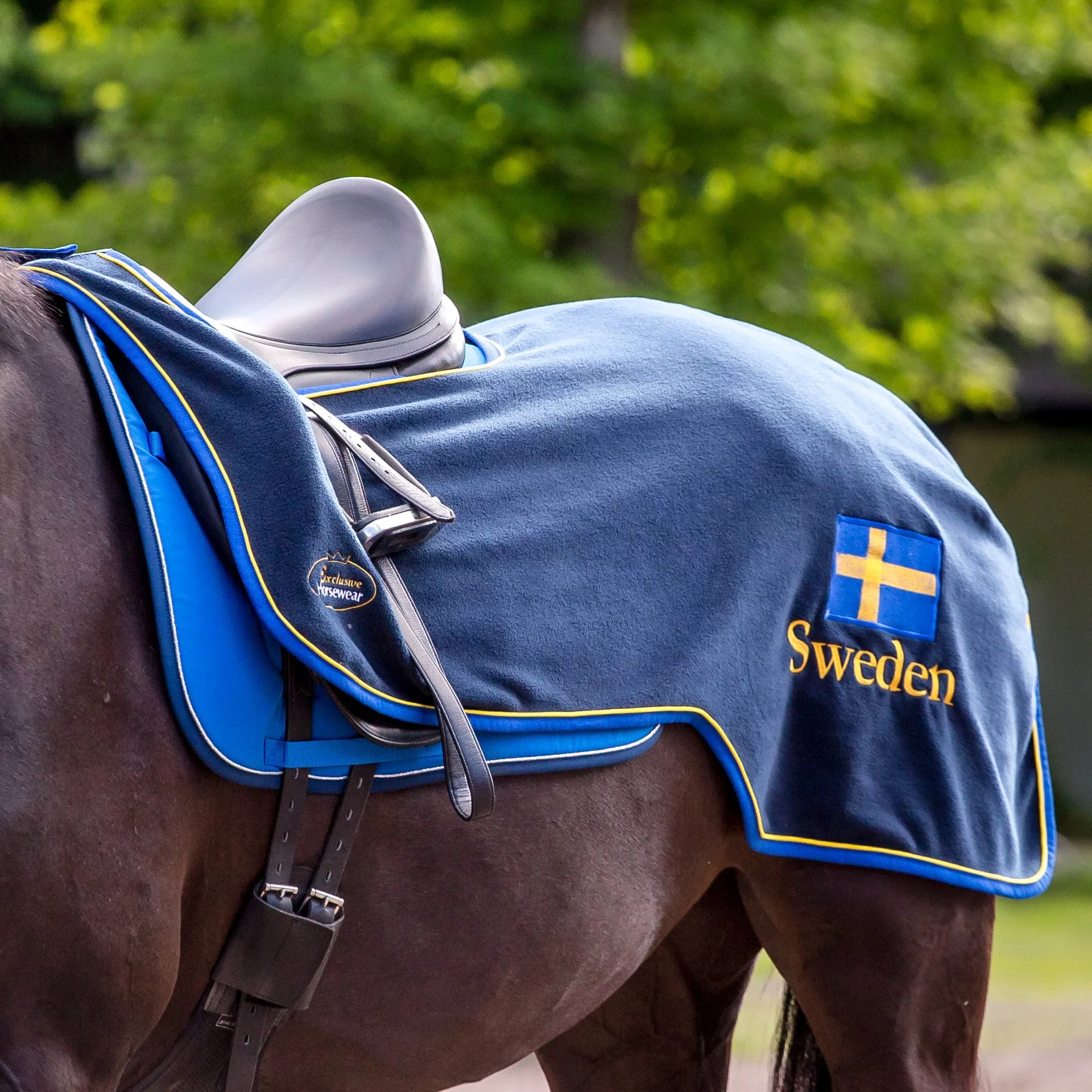 Exclusive Horseware på Björnöslott med ridtäcke Sweden
