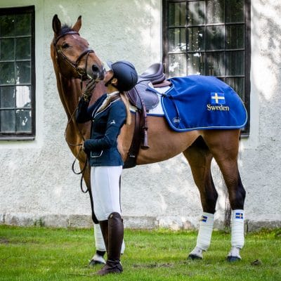 Exculsive Horseware på Björnöslott med ländtäcke Sweden