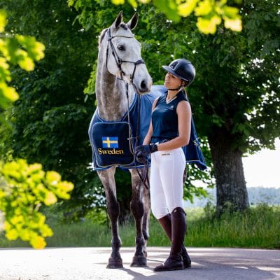 Exculsive Horseware på Björnöslott med tävlingstäcke Sweden